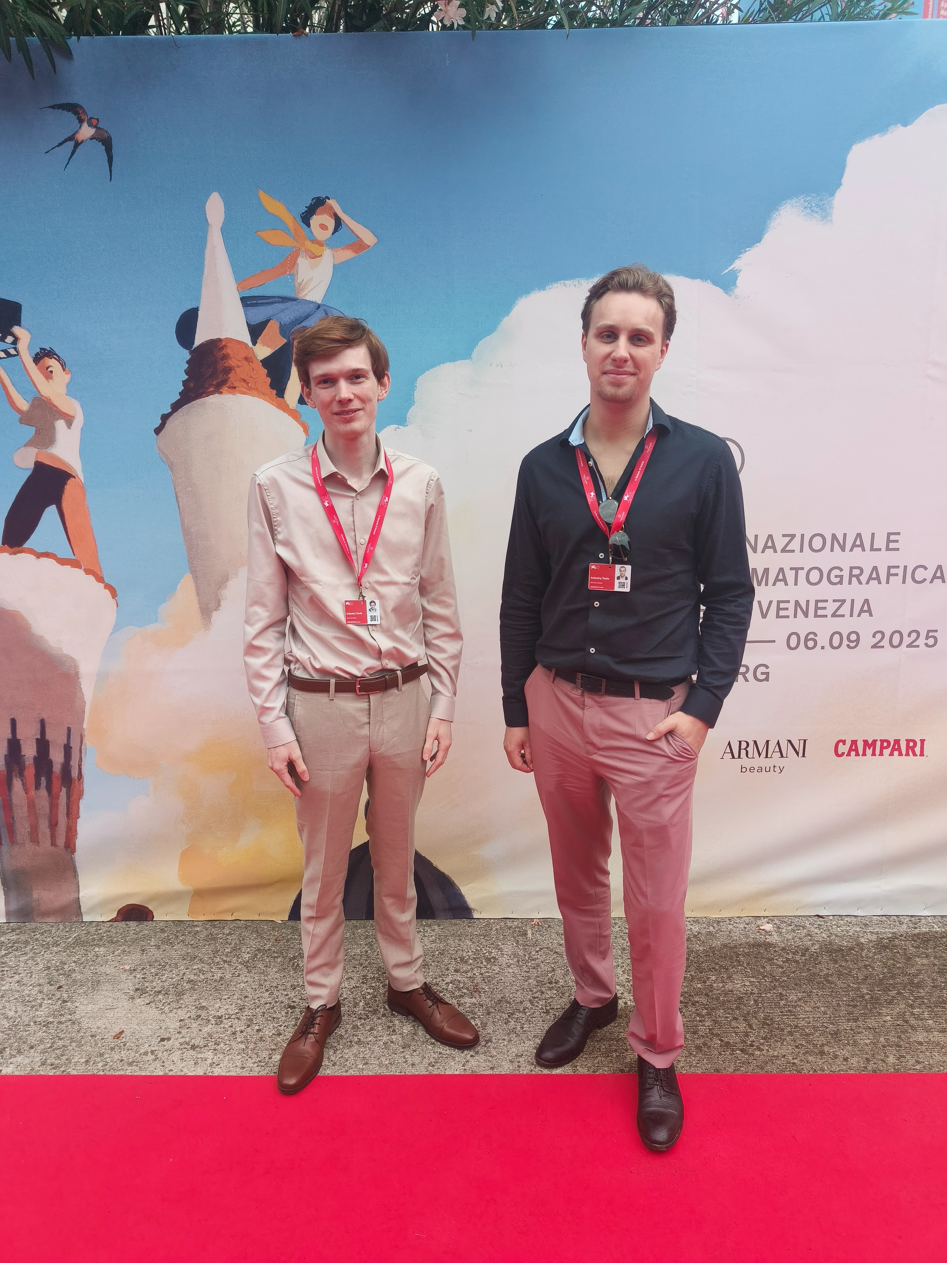 Attending the 82nd Venice International Film Festival